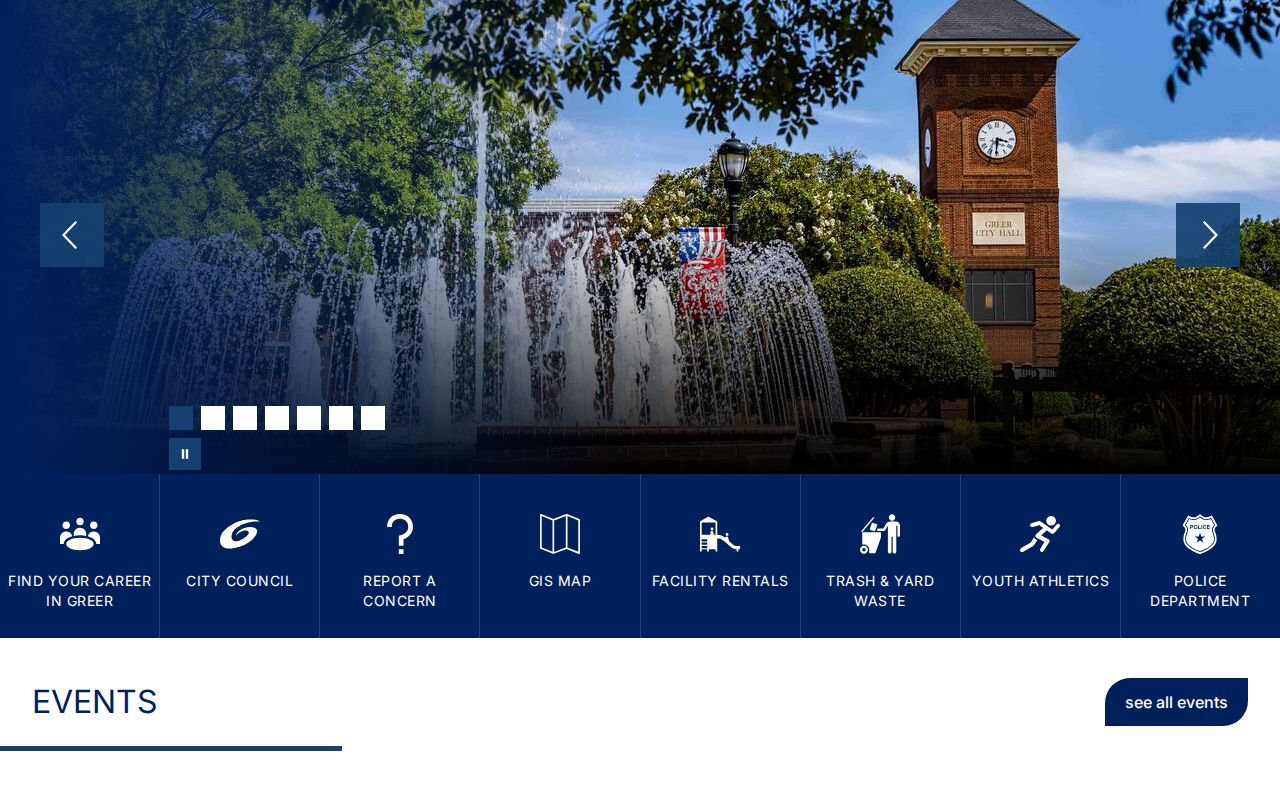 City of Greer criminal records and municipal offices
